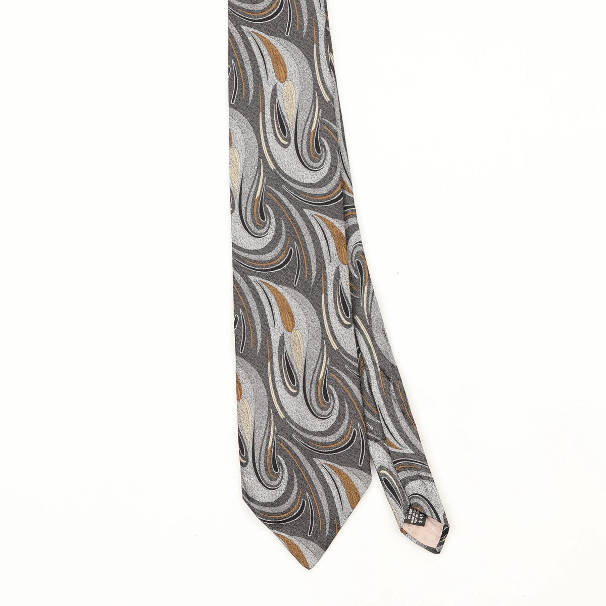 Front Front Detail of Vintage 1990's Abstract Patterned Tie