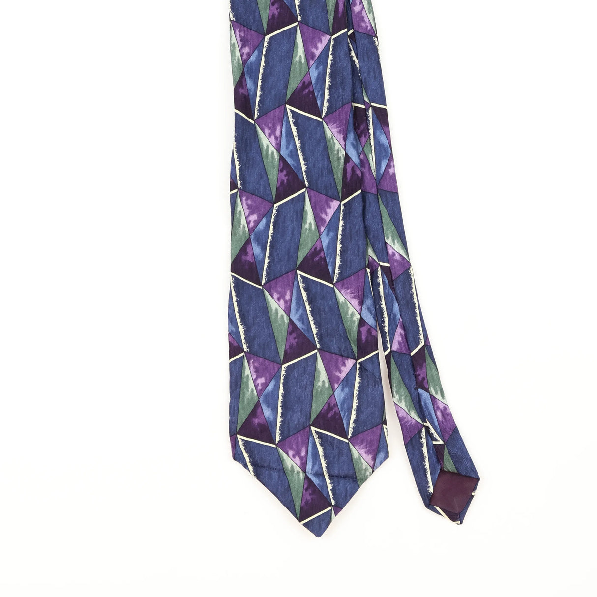 Front Detail of Vintage 1990's Abstract Patterned Tie