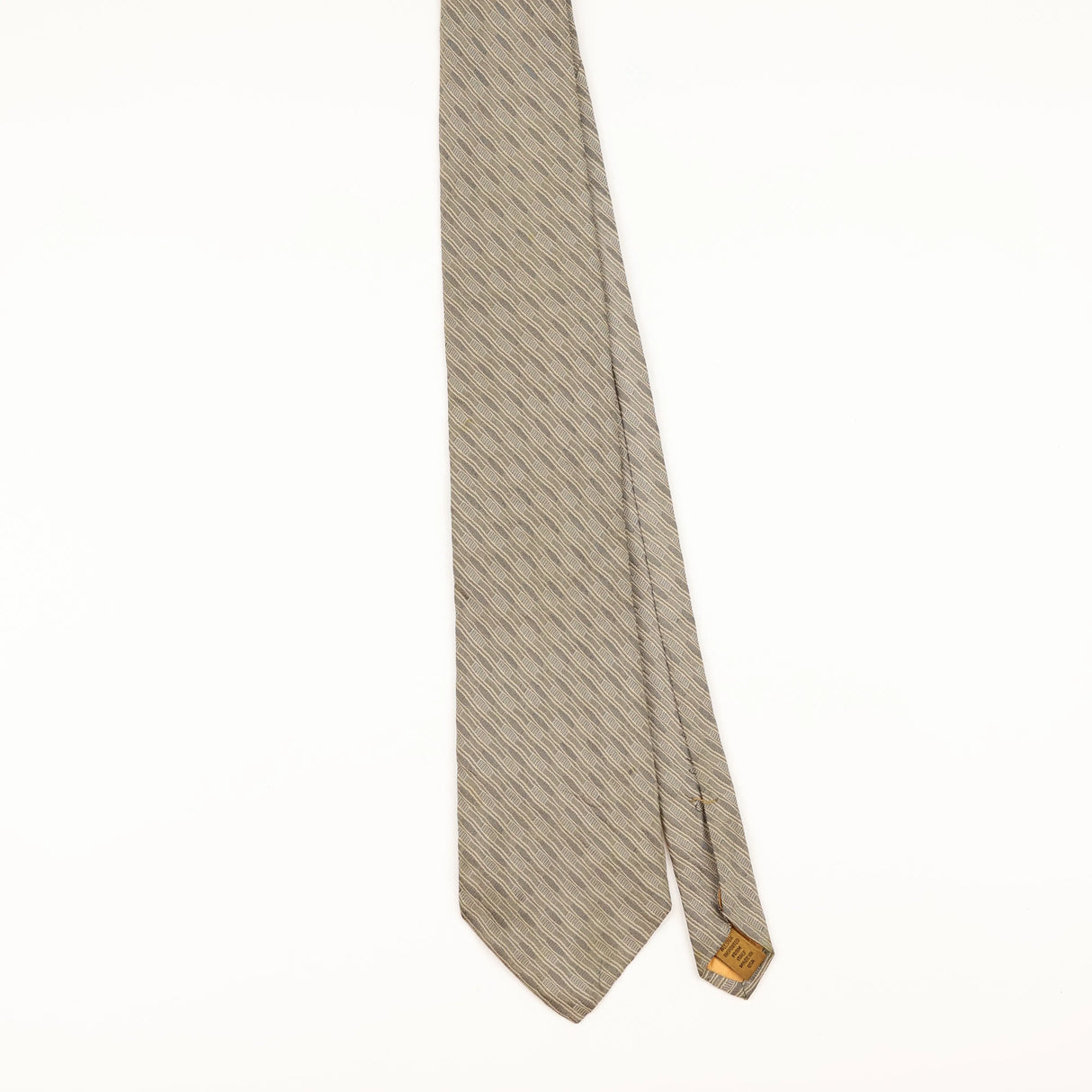 Front of Vintage 1990's Dkny Geometric Patterned Tie