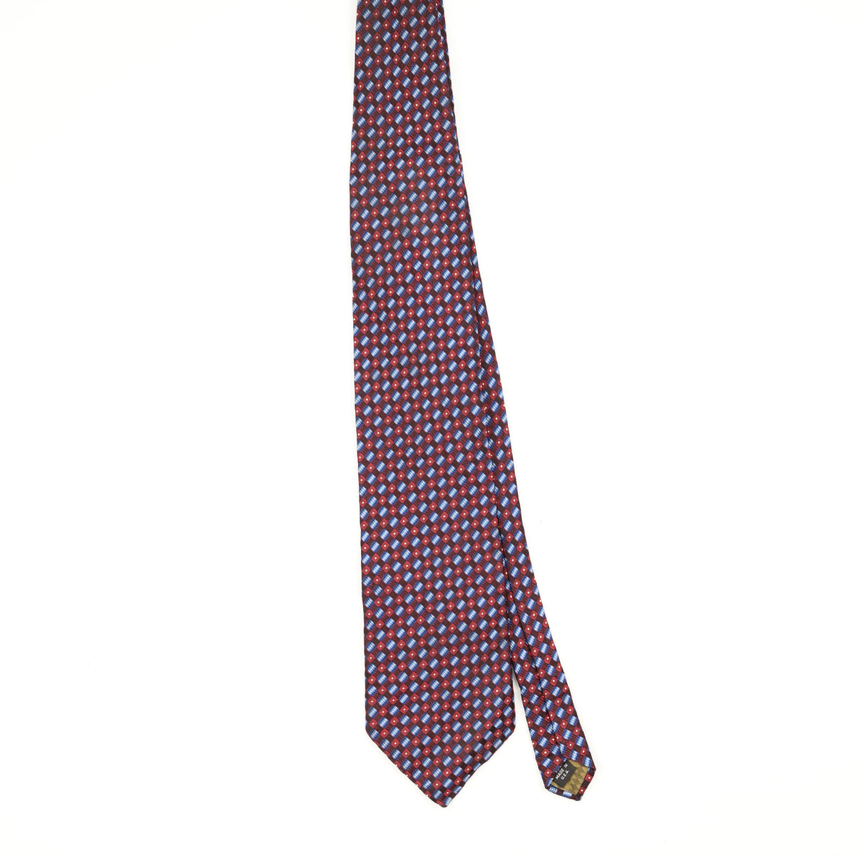 Front Front of Vintage 1990's Pierre Balmain Geometric Patterned Tie