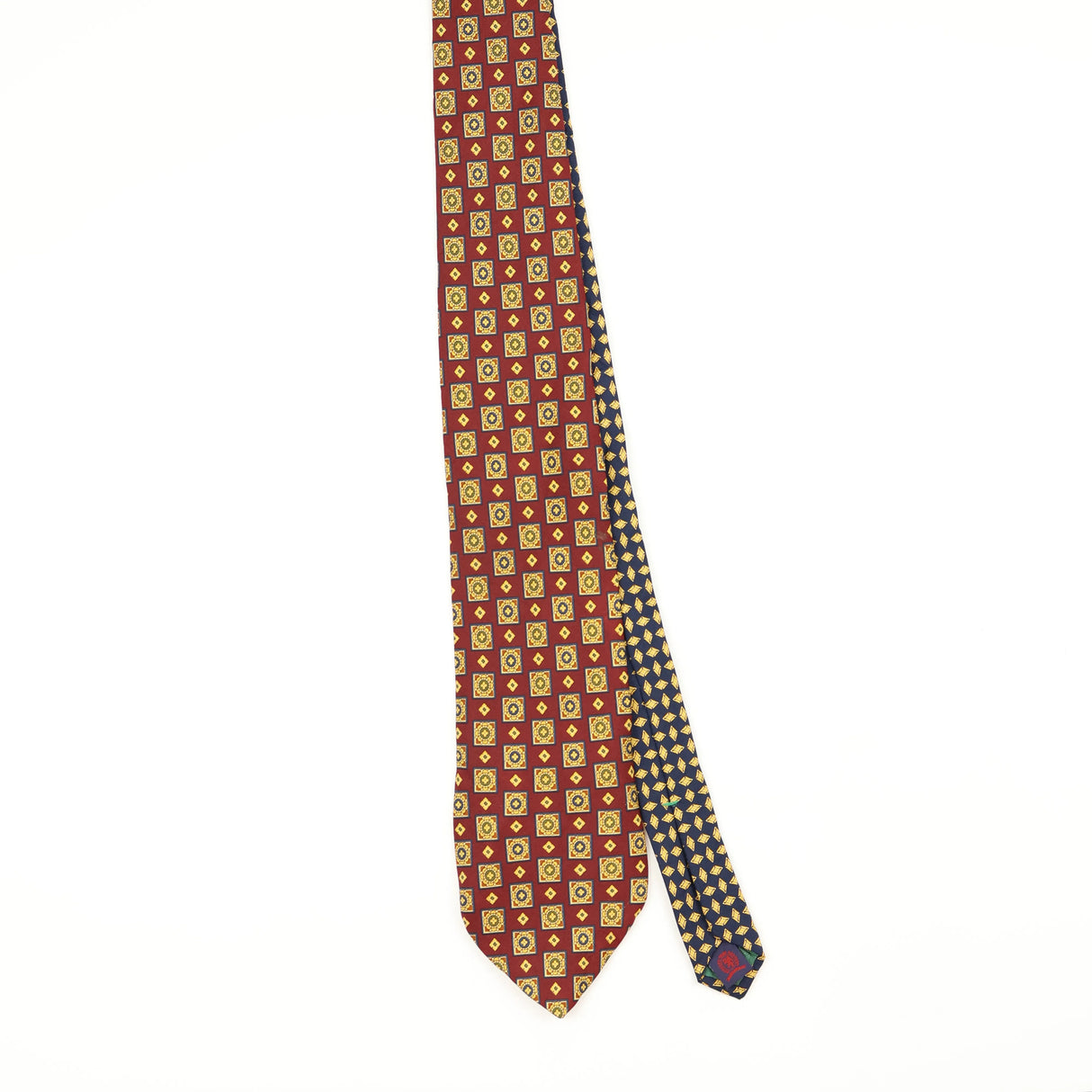 Front Front of Vintage 1990's Tommy Hilfiger Geometric Patterned Tie