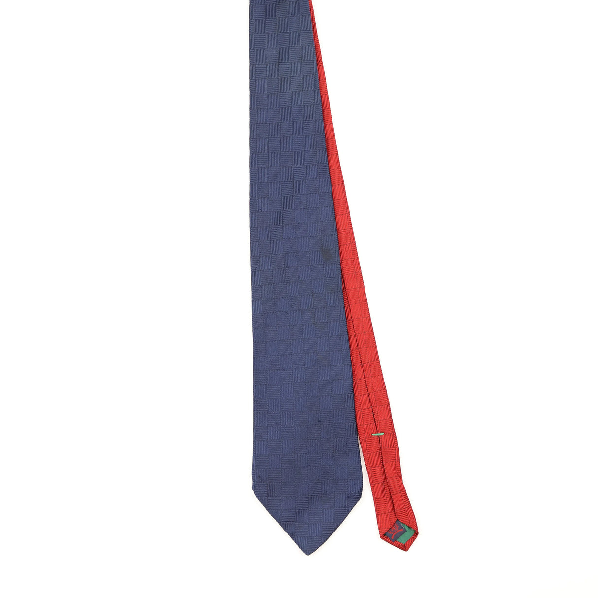 Front of Vintage 1990's Tommy Hilfiger Check Patterned Tie
