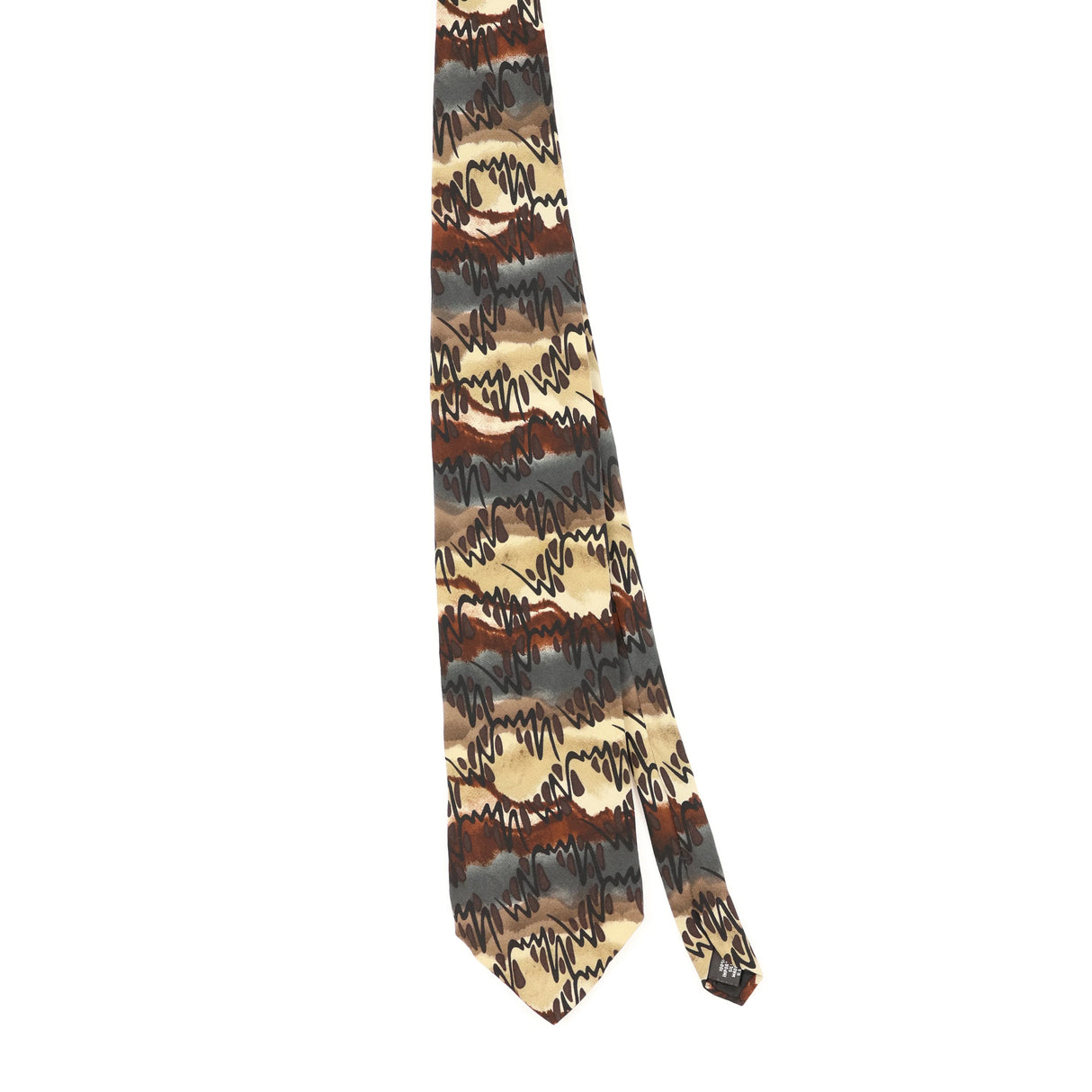 Front Front of Vintage 1990's Grateful Dead Abstract Patterned Tie