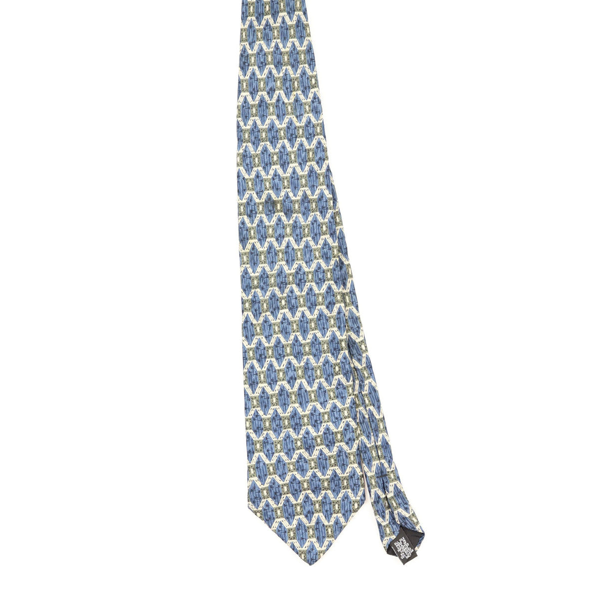 Front Front of Vintage 1990's Haggar Geometric Patterned Tie