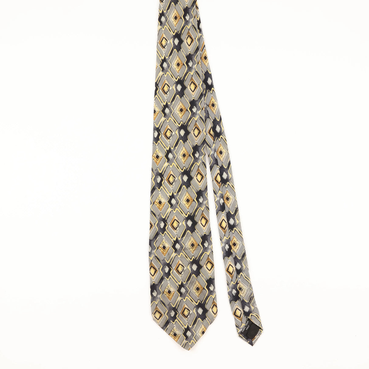 Front of Vintage 1990's Geometric Patterned Tie