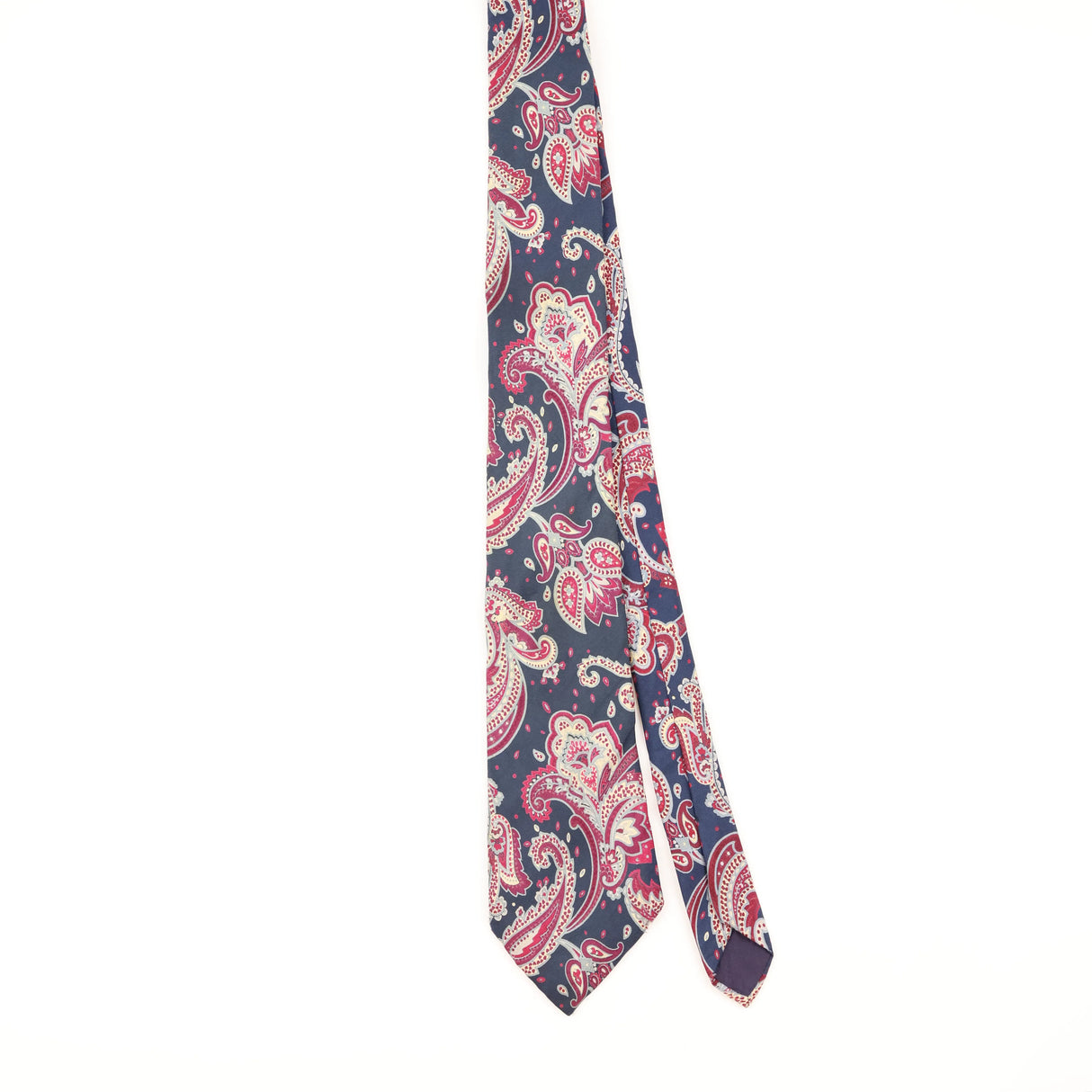 Front of Vintage 1990's Stafford Paisley Patterned Tie