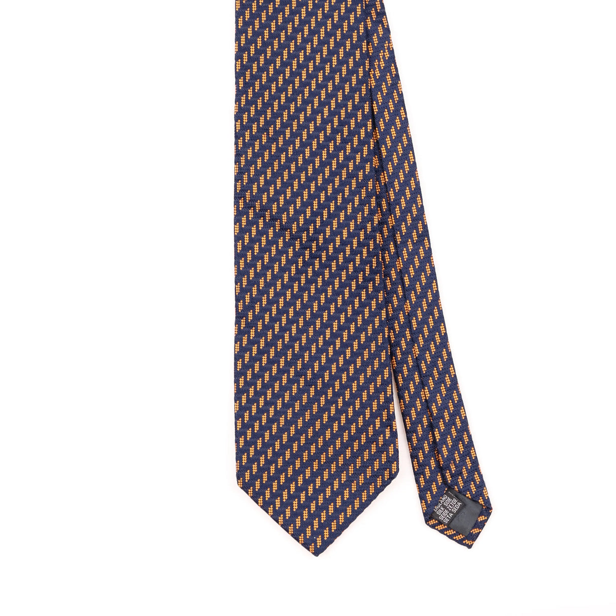 Front Detail of Vintage 1990's Jaeger Geometric Patterned Tie