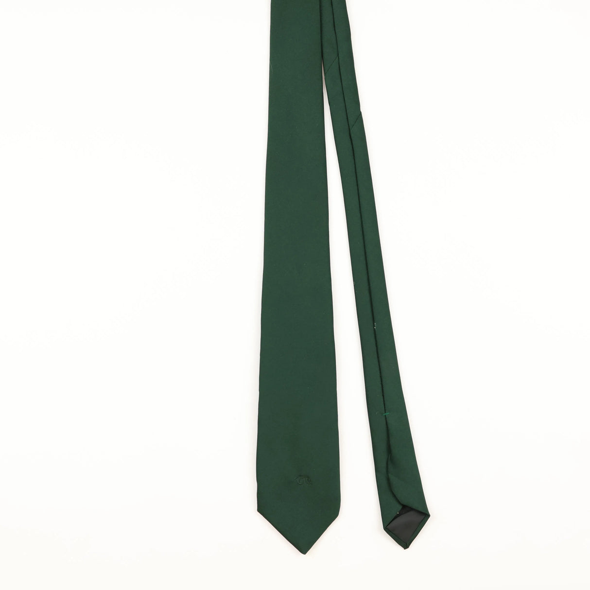Front of Vintage Oscar De La Renta Plain Patterned Tie