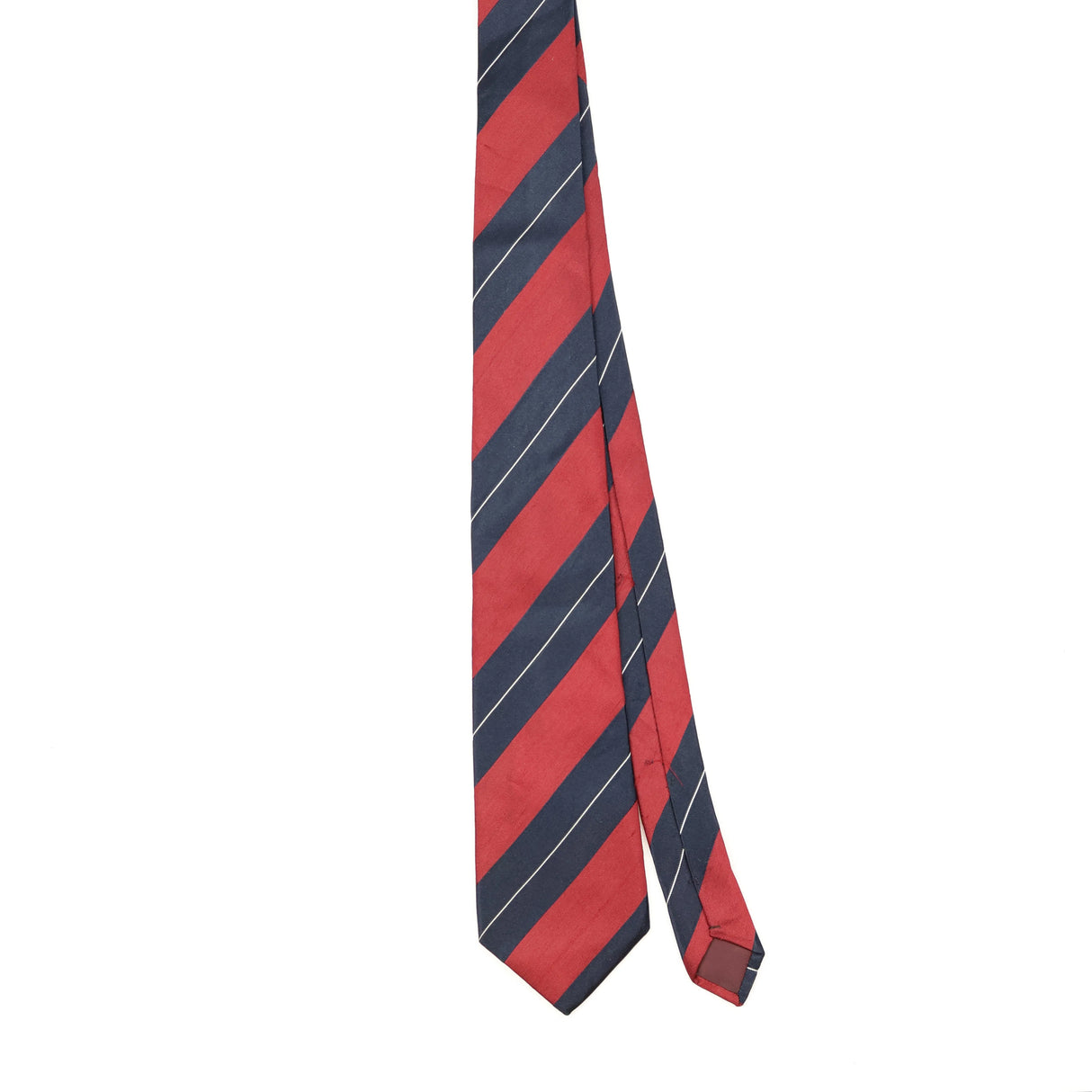 Front Front of Vintage 1990's Lanvin Striped Patterned Tie