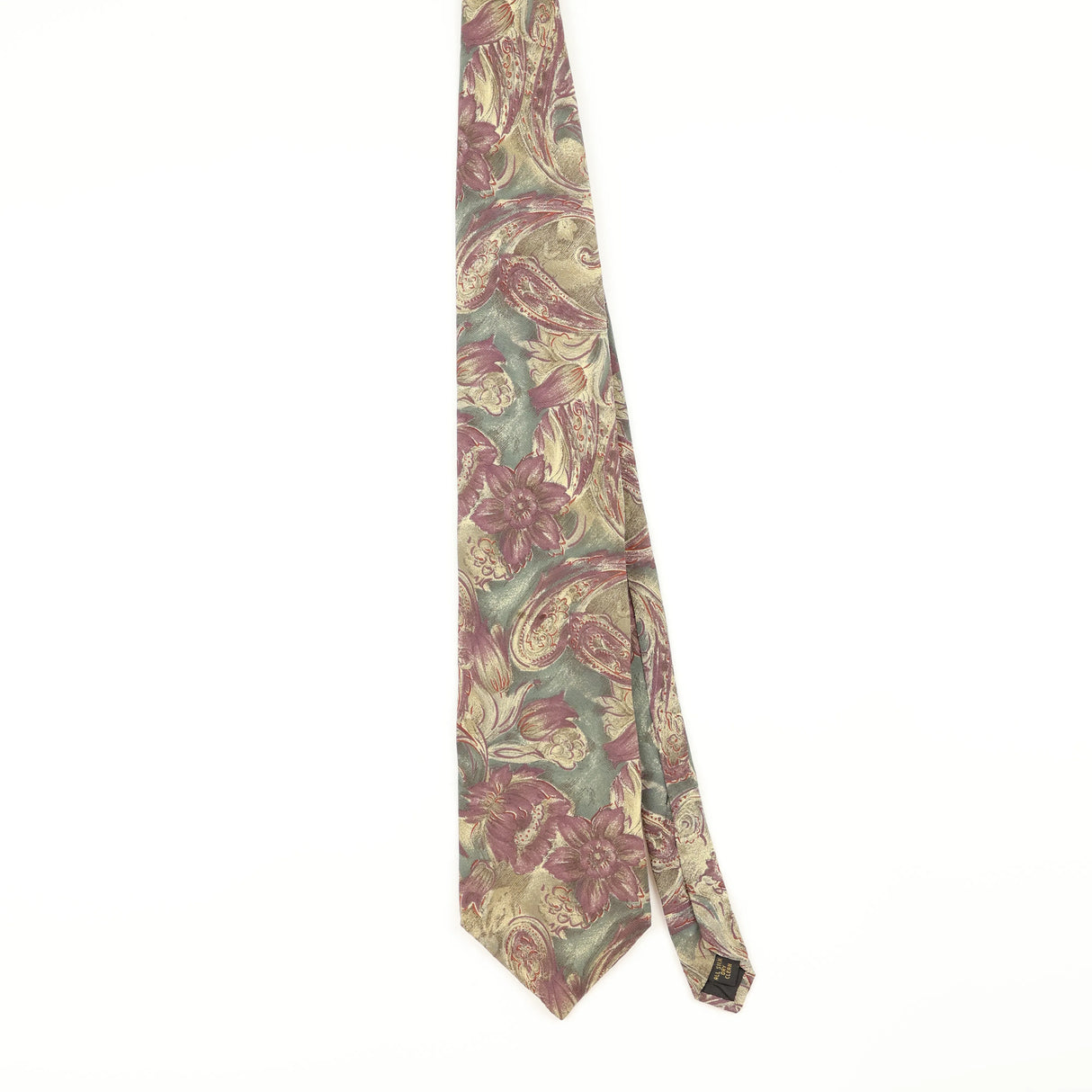 Front of Vintage Floral Patterned Tie