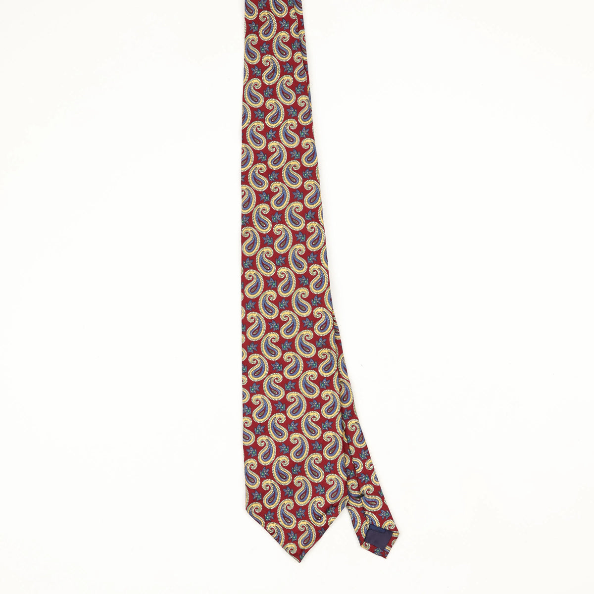 Front Front of Vintage 1990's Nautica Paisley Patterned Tie