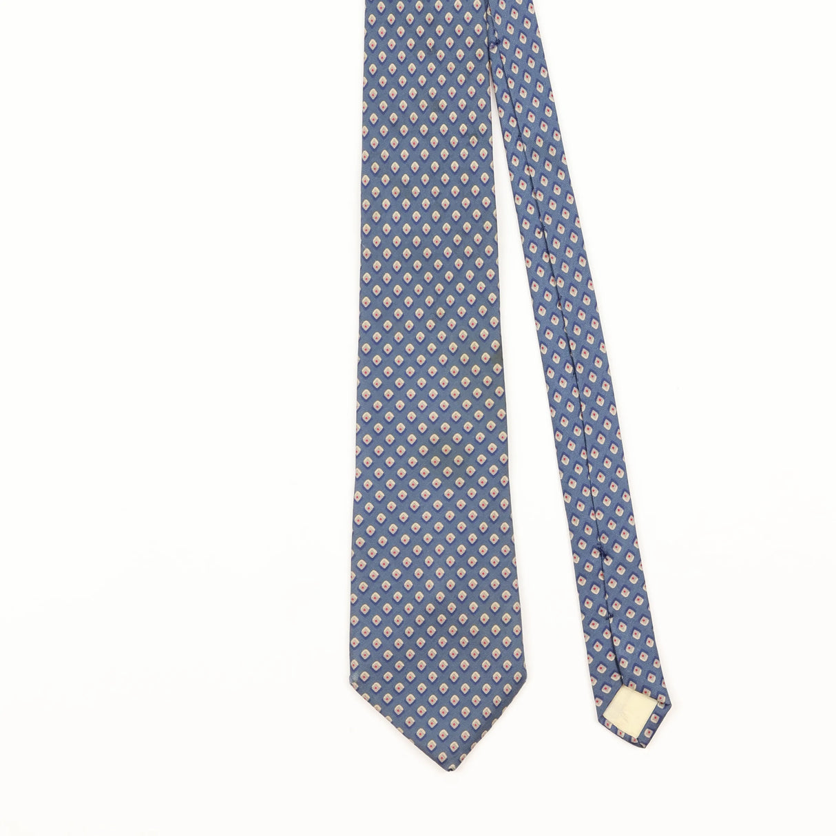 Front Detail of Vintage Nina Ricci Geometric Patterned Tie
