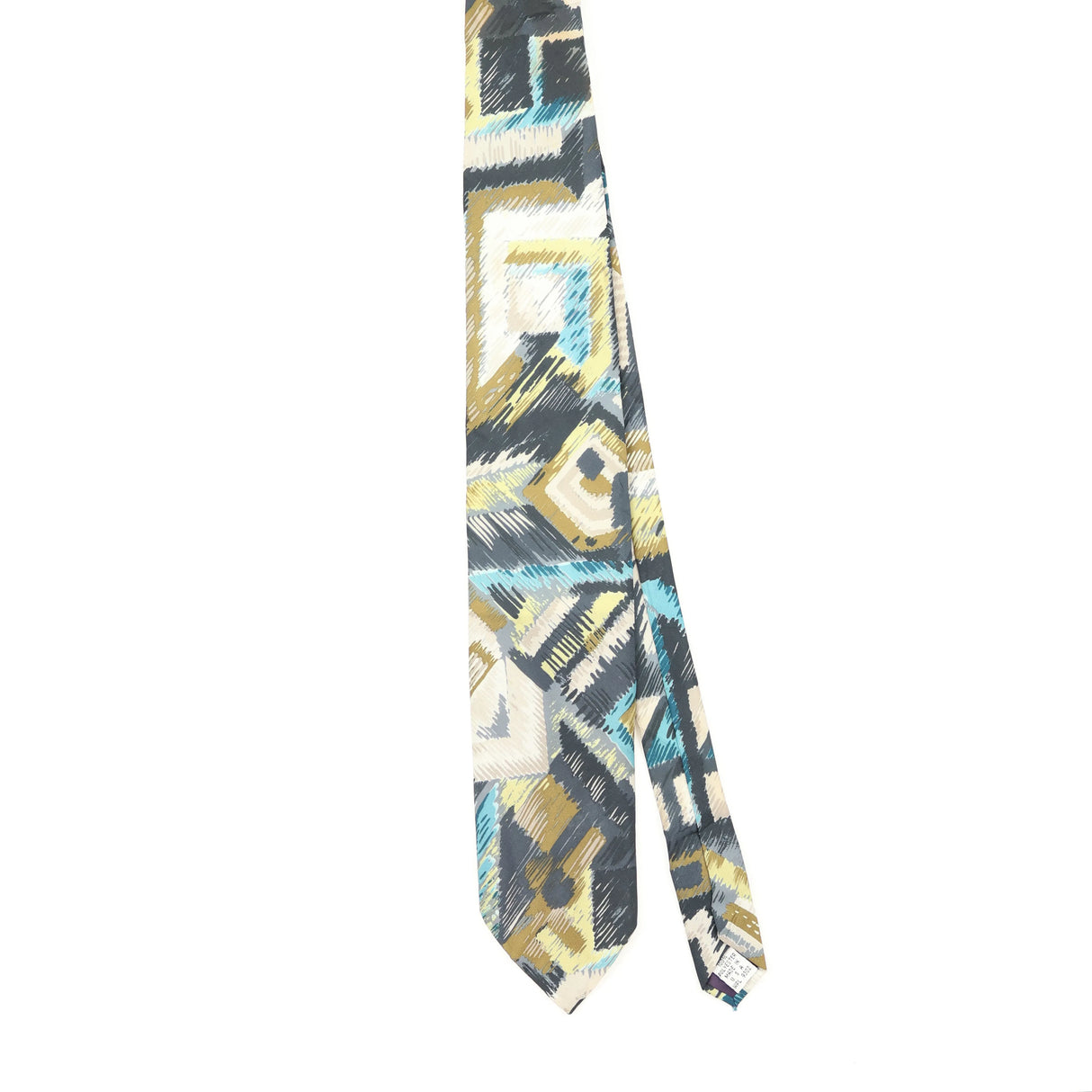 Front Front of Vintage 1990's Abstract Patterned Tie