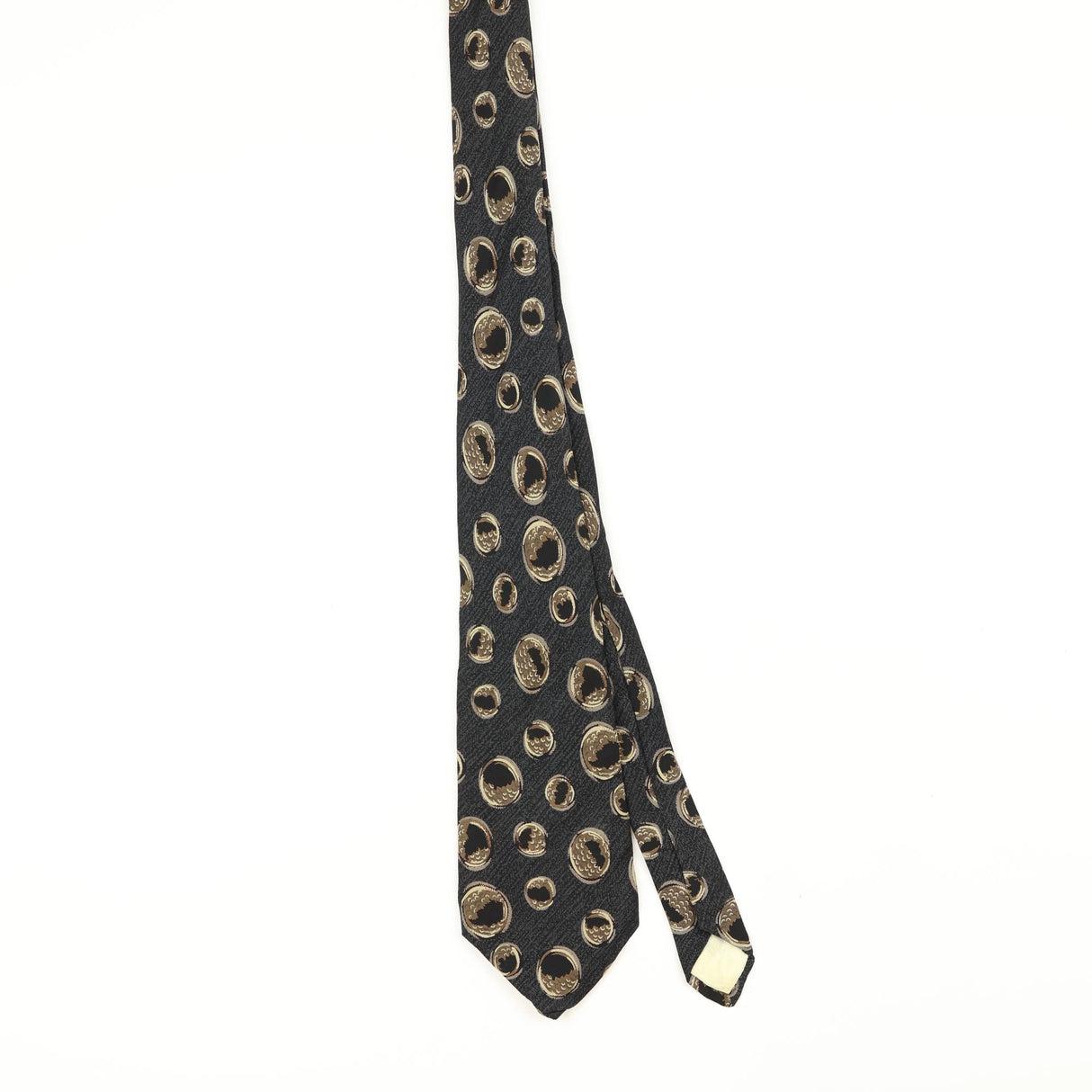 Front Front of Vintage 1990's Pierre Cardin Geometric Patterned Tie