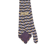 Back Back Detail of Vintage 1990's John Henry Geometric Patterned Tie