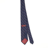Back Back of Vintage 1990's Etienne Aigner Striped Patterned Tie