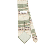 Back Back Detail of Vintage 1990's Pierre Cardin Geometric Patterned Tie