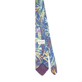 Back Back of Vintage 1990's Floral Patterned Tie
