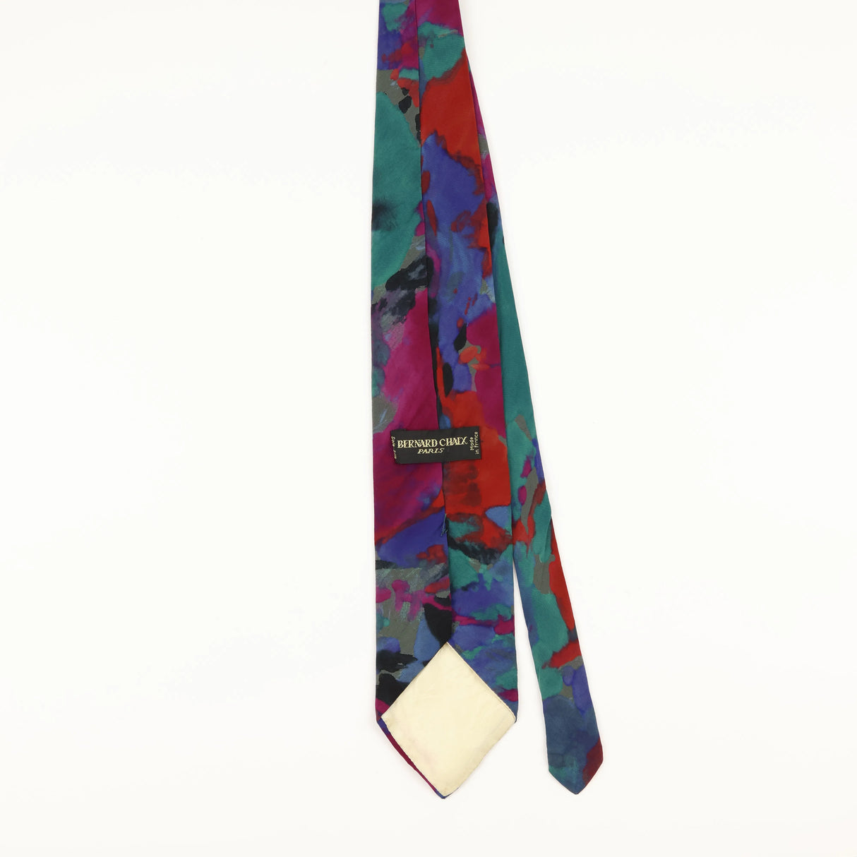 Back of Vintage 1990's Abstract Patterned Tie