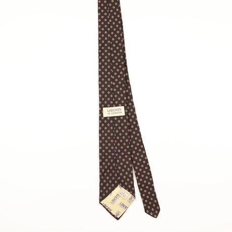 Back of Vintage 1980's Liberty of London Geometric Patterned Tie