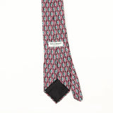 Back Back Detail of Vintage 1990's Harvé Benard Geometric Patterned Tie