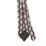 Back Detail of Vintage 1990's Wembley Geometric Patterned Tie