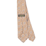 Back Back Detail of Vintage 1990's Jos. A. Bank Medallion Geometric Patterned Tie
