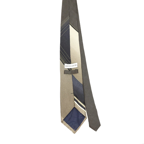 Back Back of Vintage 1990's Pierre Cardin Geometric Patterned Tie