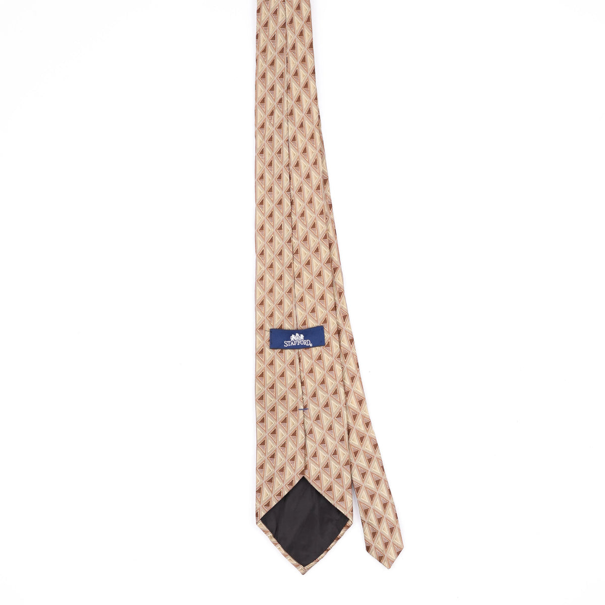 Back Back of Vintage 1990's Geometric Patterned Tie