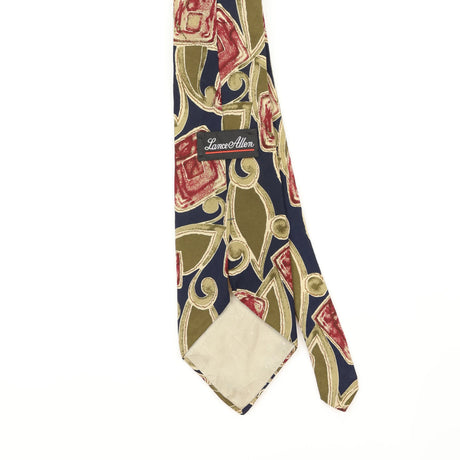 Back Back Detail of Vintage 1990's Abstract Patterned Tie