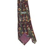 Back Back Detail of Vintage 1990's Croft & Barrow Floral Patterned Tie
