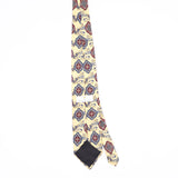Back Back of Vintage Bill Blass Geometric Patterned Tie