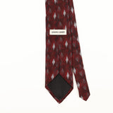 Back Detail of Vintage 1990's Pierre Cardin Geometric Patterned Tie