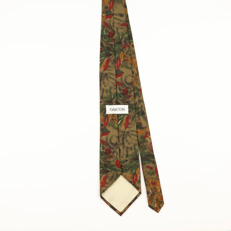 Back of Vintage 1990's Floral Patterned Tie