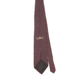 Back Back of Vintage 1990's Mario Valentino Polka Dot Patterned Tie