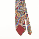 Back Detail of Vintage 1990's Paisley Patterned Tie
