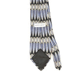 Back Back Detail of Vintage 1990's Pierre Cardin Geometric Patterned Tie