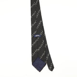 Back of Vintage 1990's Floral Patterned Tie