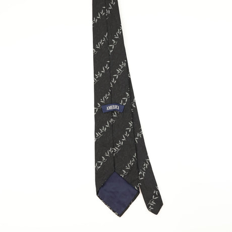 Back of Vintage 1990's Floral Patterned Tie
