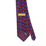 Back Back Detail of Vintage 1990's Jerry Garcia Mesa Abstract Patterned Tie