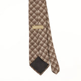 Back Back Detail of Vintage 1990's Squares Geometric Patterned Tie
