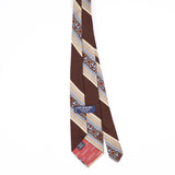 Back Back of Vintage 1980's Givenchy Striped Patterned Tie