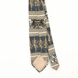 Back Back Detail of Vintage 1990's Fratelli Geometric Patterned Tie