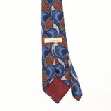 Back Back Detail of Vintage 1990's Evan Picone Shells Abstract Patterned Tie