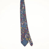 Back Back of Vintage 1990's Cambridge Classics Floral Patterned Tie