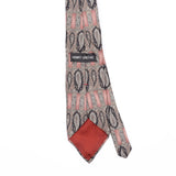 Back Back Detail of Vintage 1990's Henry Grethel Paisley Patterned Tie