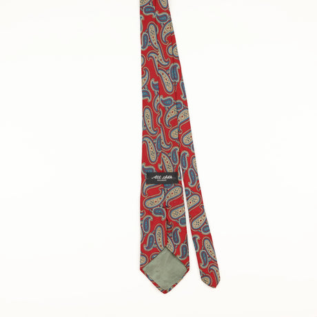Back of Vintage 1990's Paisley Patterned Tie