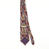 Back of Vintage 1990's Stonehenge Cocktail Collection Geometric Patterned Tie