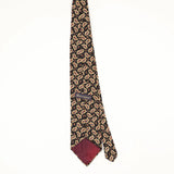 Back Back of Vintage 1990's Geometric Patterned Tie