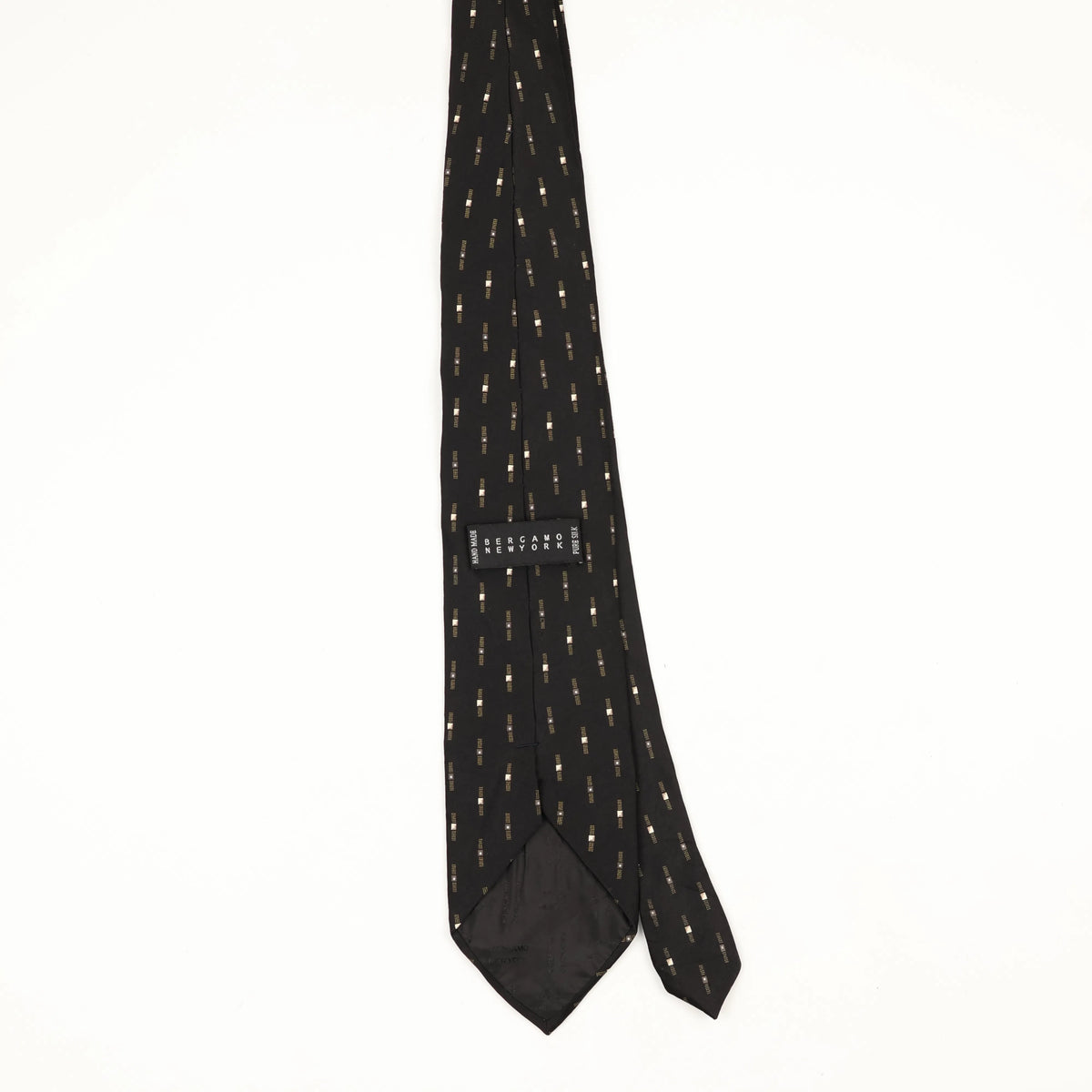 Back Back of Vintage 1990's Geometric Patterned Tie